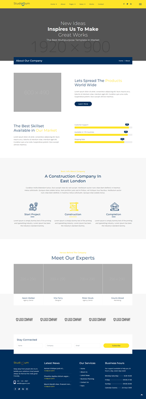 Web Design by i.zagaouch for Noah Lutz Online Marketing | Design: #29855110
