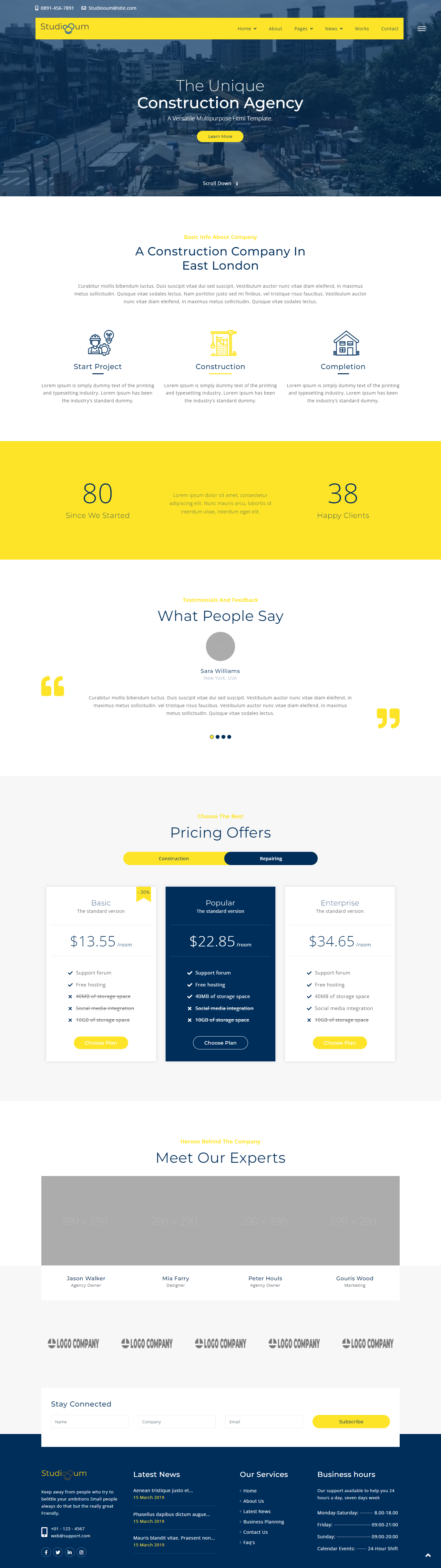 Web Design by i.zagaouch for Noah Lutz Online Marketing | Design #29855111