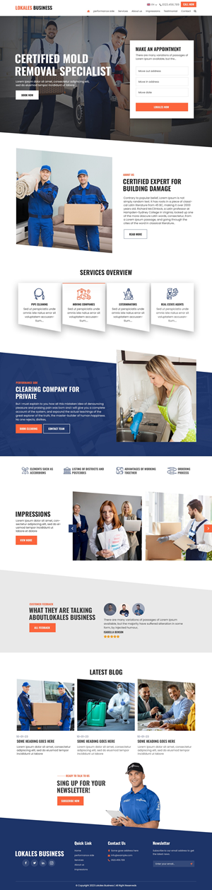Web Design par nzdesigners pour Noah Lutz Online Marketing | Design #29868902