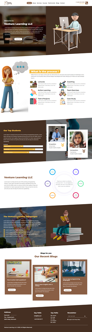 Wordpress Design by Thinkssoft for this project | Design: #29854541