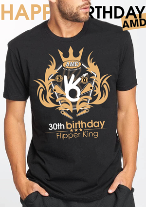 T-shirt Design by momo for AMUSEMENT MACHINE DISTRIBUTORS | Design #29883003