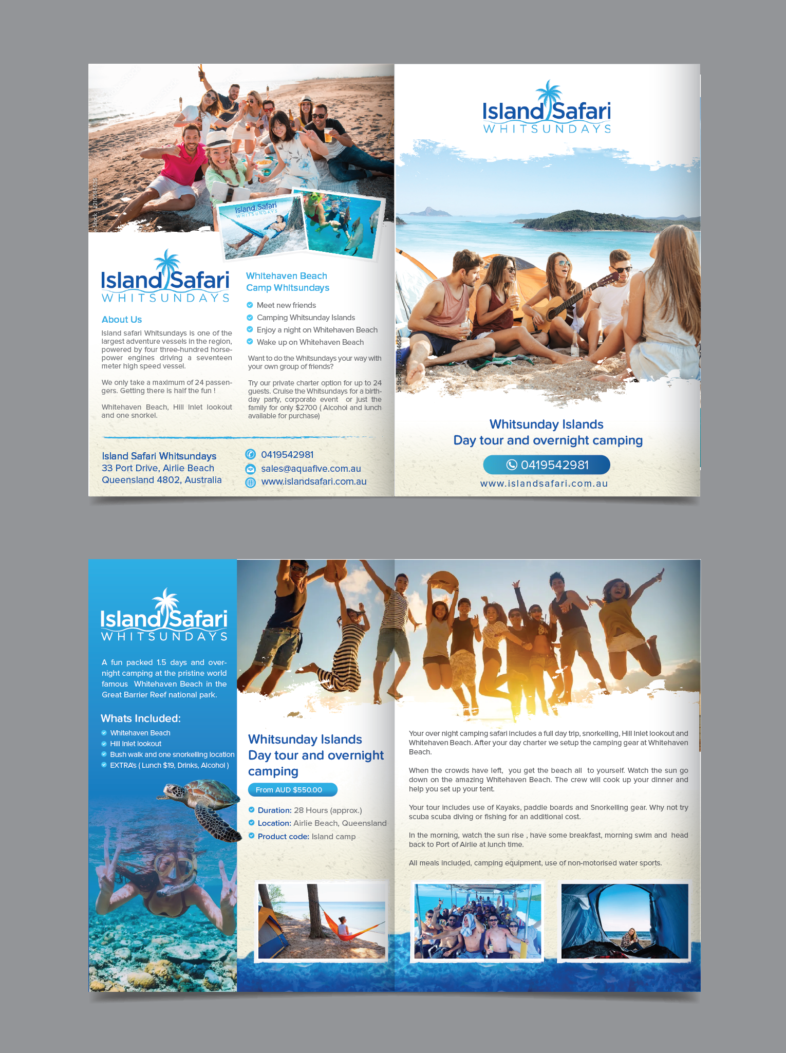 Brochure Design by alex989 for AQUA5 | Design #29846127