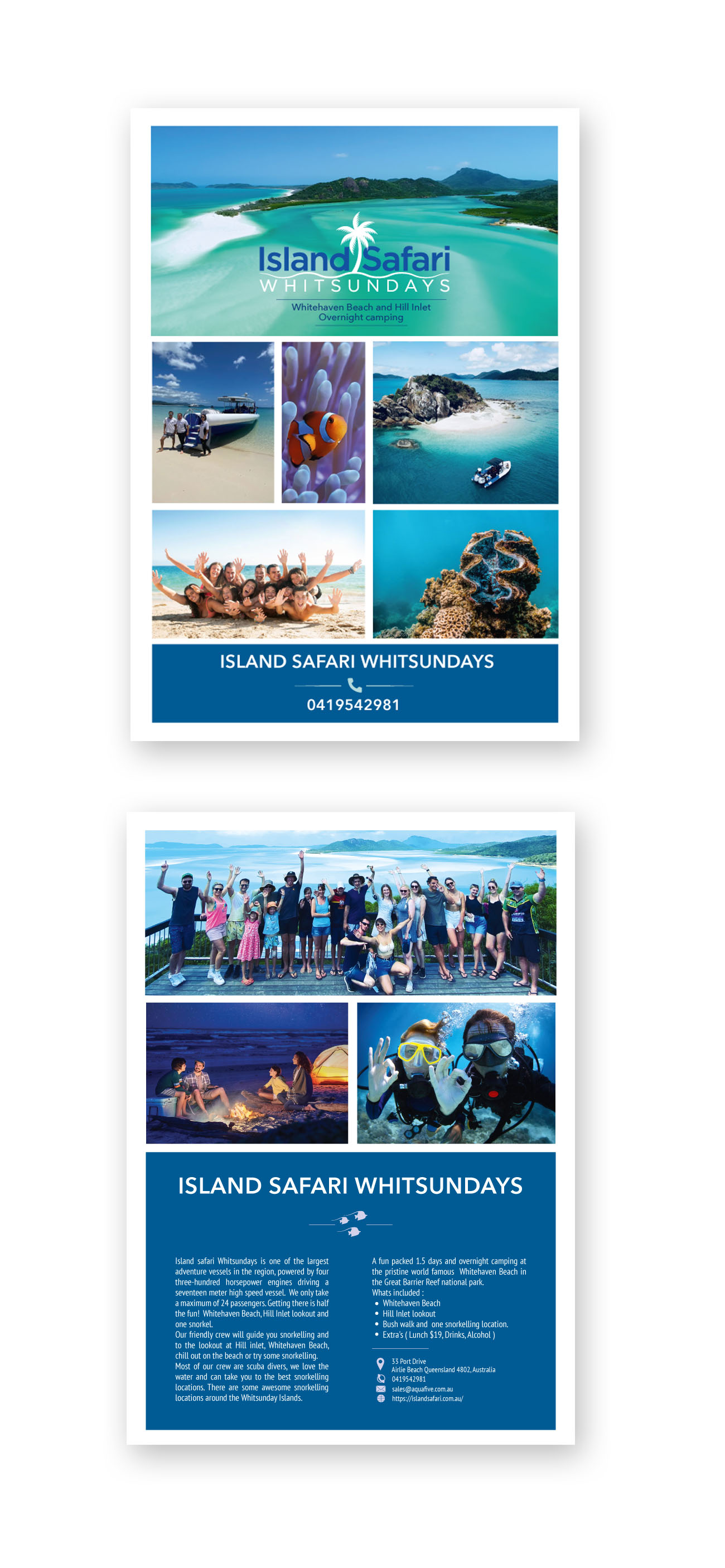 Brochure Design by Oleg Androsov for AQUA5 | Design #29847937
