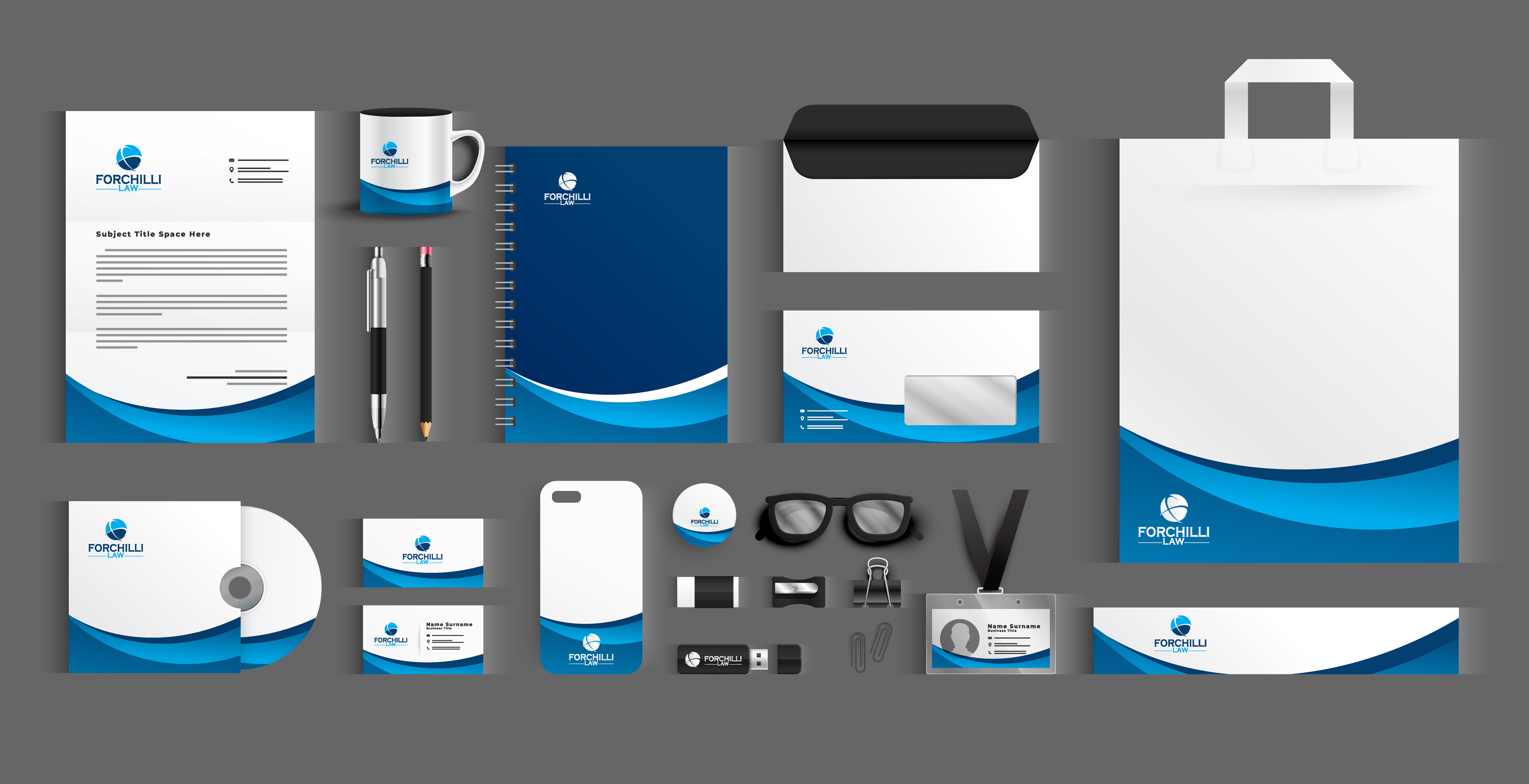 Stationery Design by Lukil Araya for this project | Design #29865769