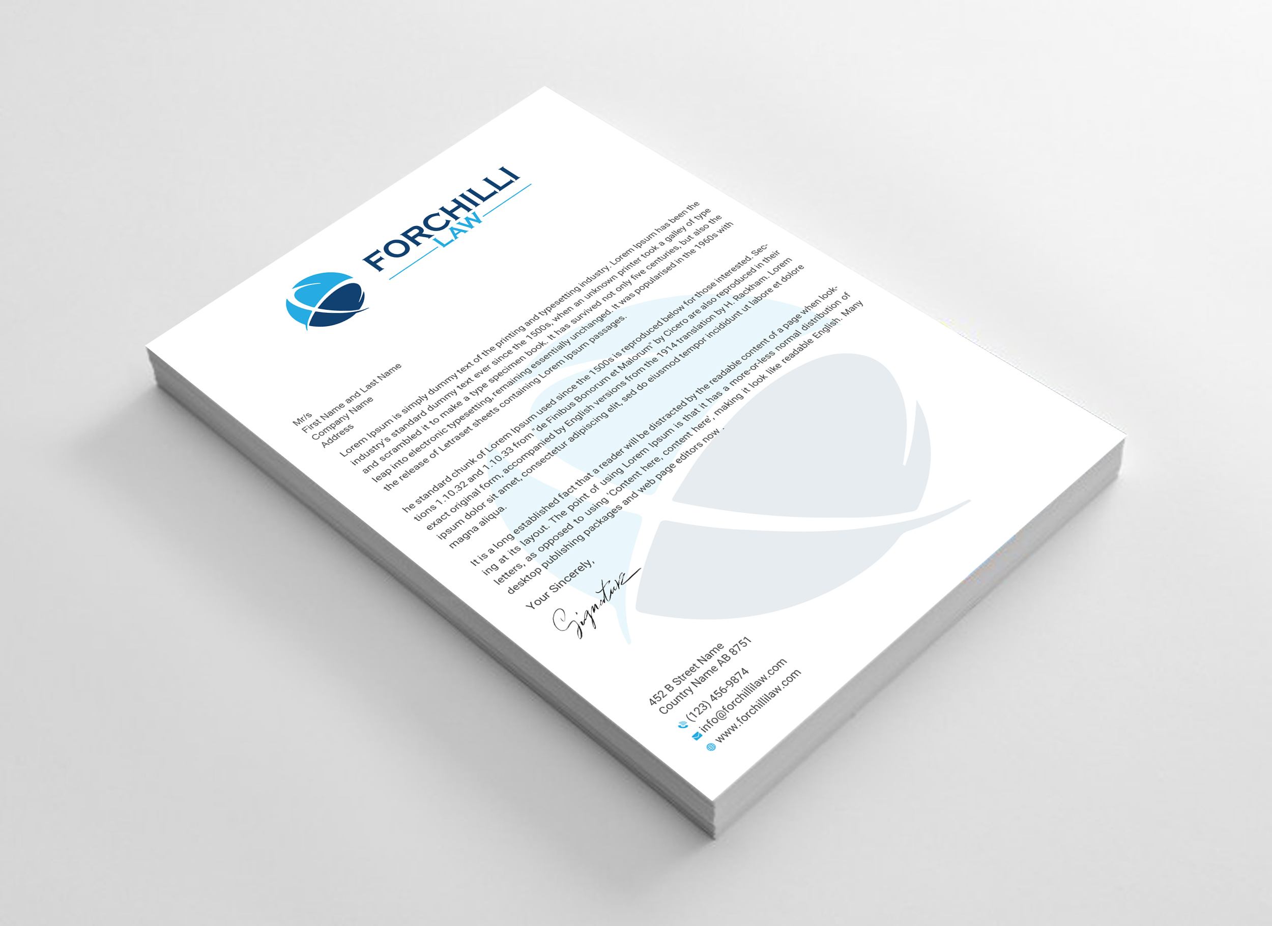 Stationery Design by Uttom 2 for this project | Design #29848165