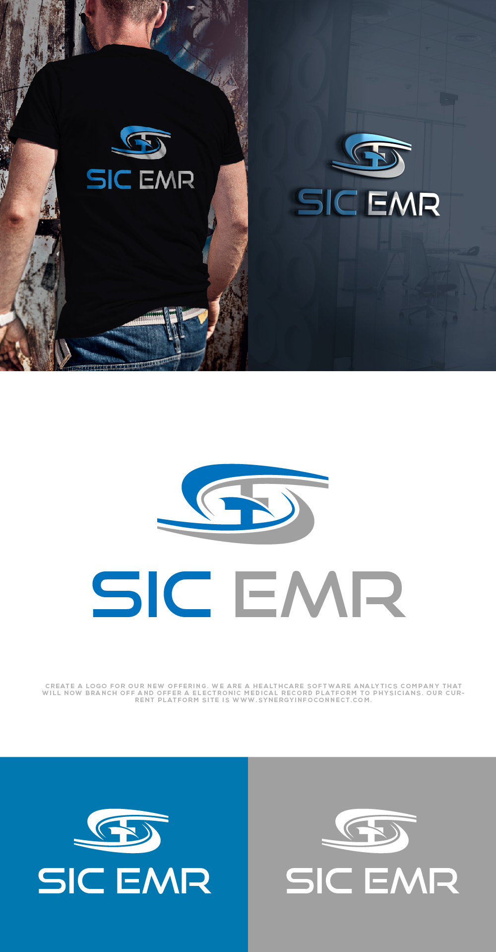 Logo Design by AlphabetZero.co.uk for Synergy Infoconnect | Design #29870177