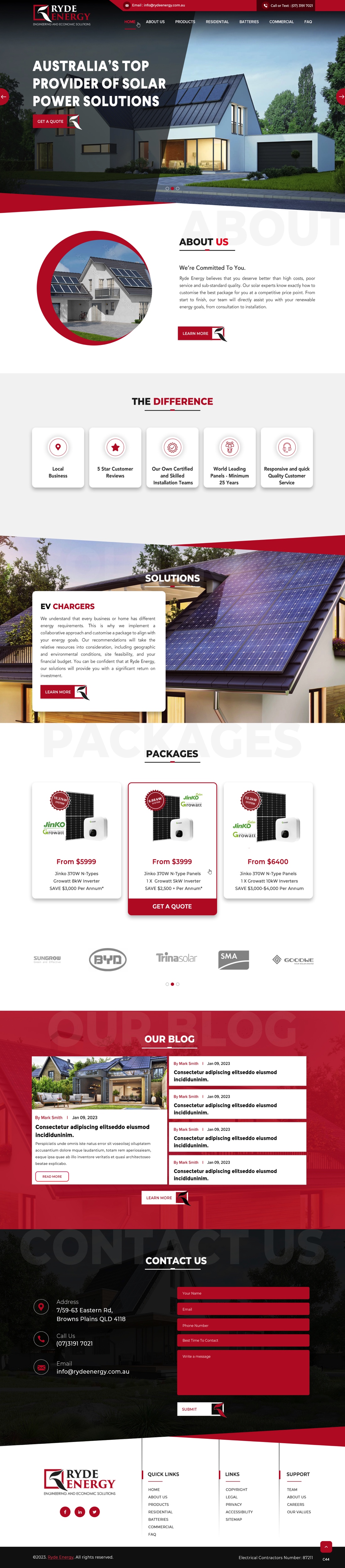 Diseño Web por pb para Ryde Energy | Diseño #29860557