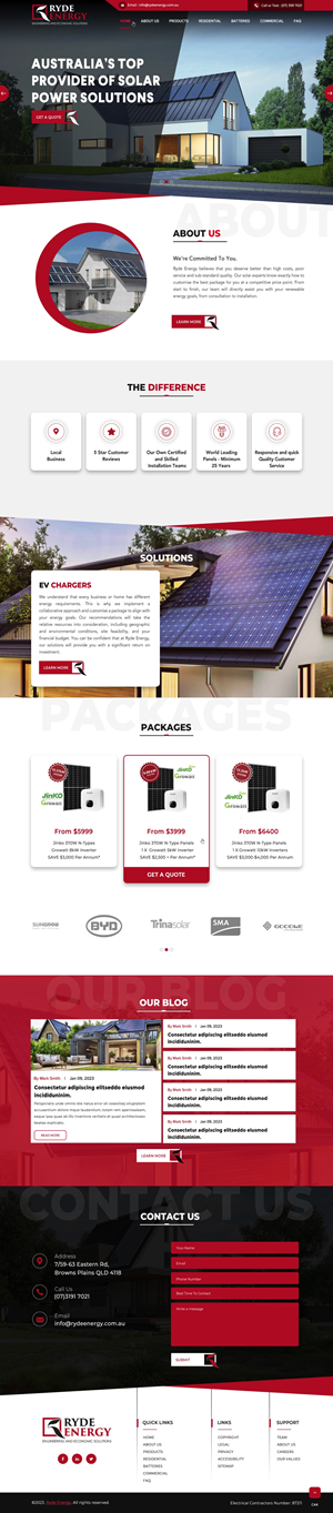 Diseño Web por pb para Ryde Energy | Diseño: #29860557