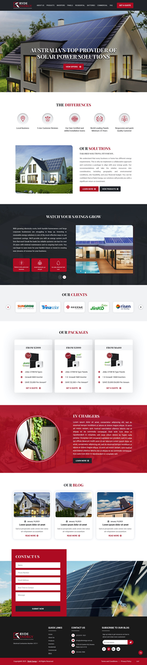 Diseño Web por pb para Ryde Energy | Diseño: #29860559