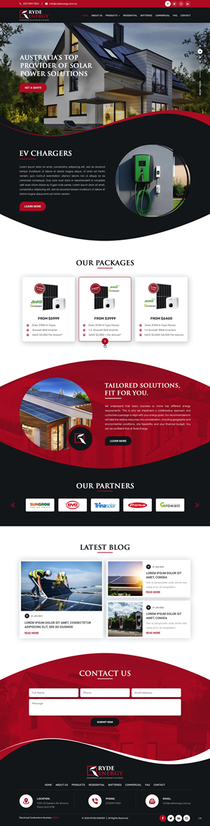 Diseño Web por pb para Ryde Energy | Diseño: #29860560