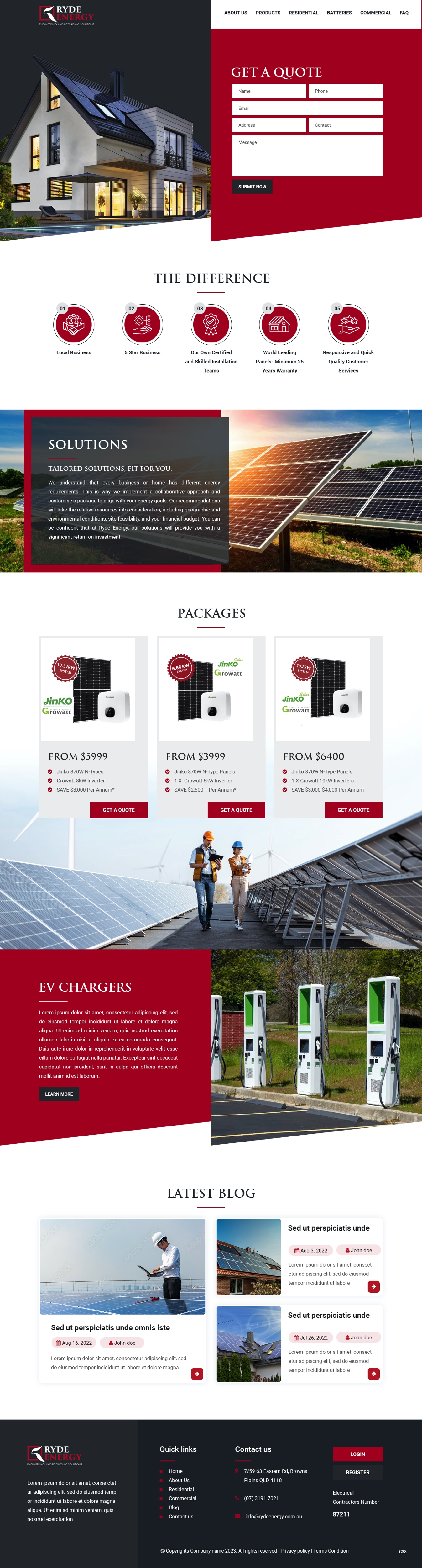 Diseño Web por pb para Ryde Energy | Diseño #29860561