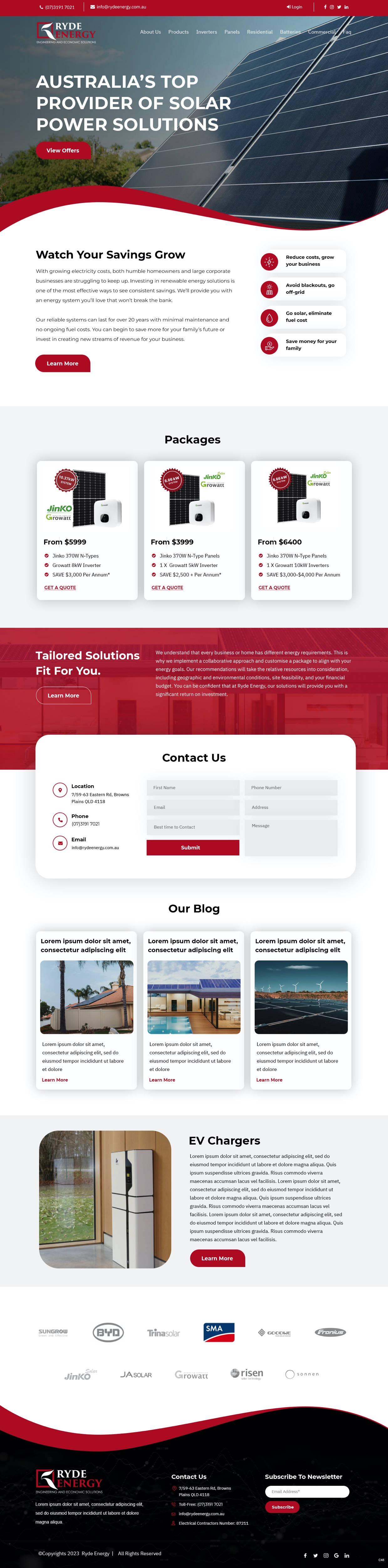 Diseño Web por pb para Ryde Energy | Diseño #29860571