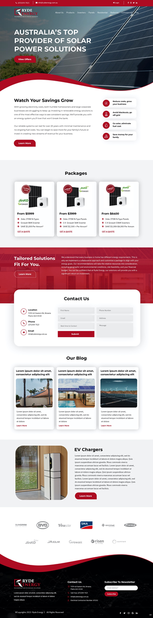 Diseño Web por pb para Ryde Energy | Diseño: #29860571