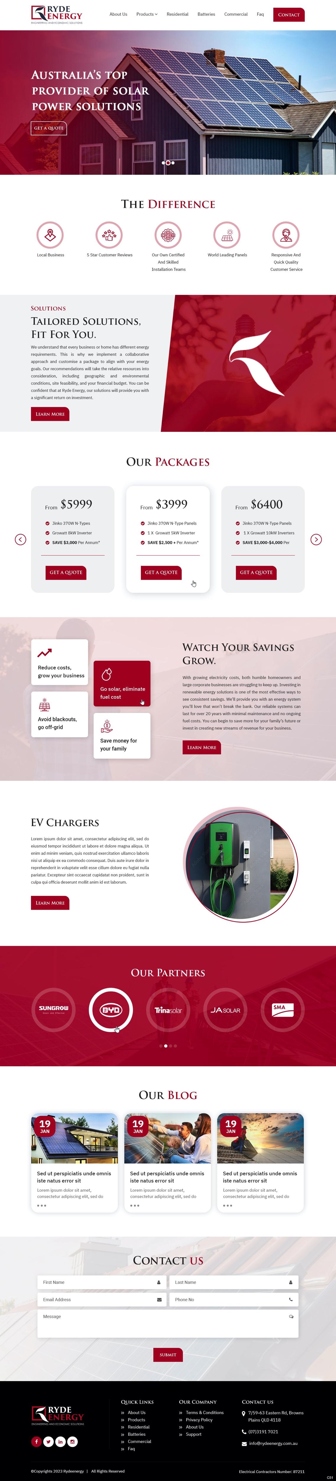 Diseño Web por pb para Ryde Energy | Diseño #29860572