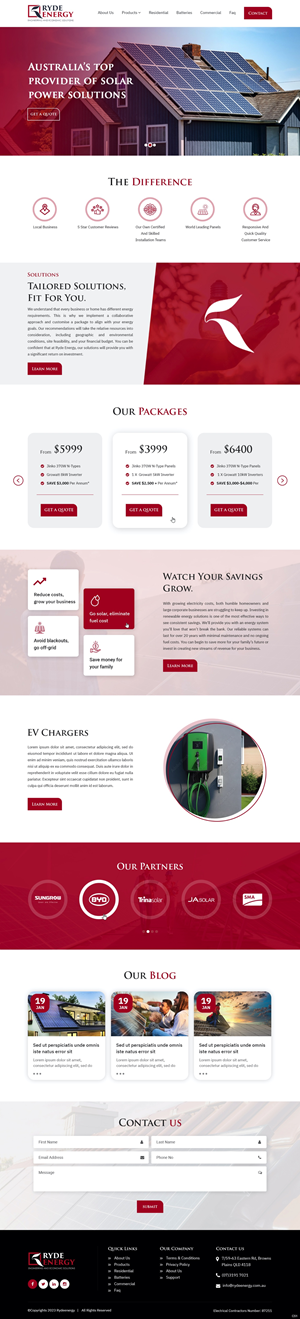 Diseño Web por pb para Ryde Energy | Diseño: #29860572