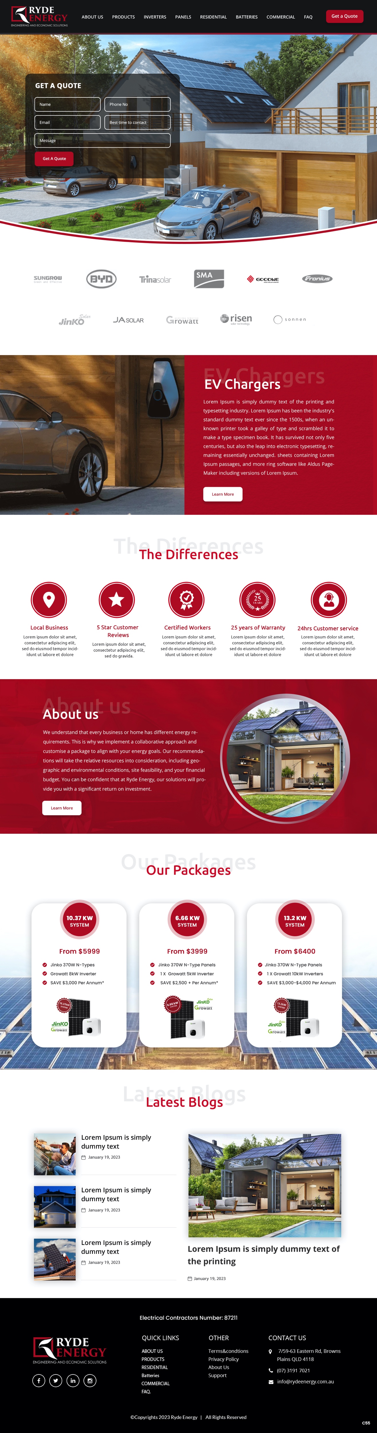 Diseño Web por pb para Ryde Energy | Diseño #29860573