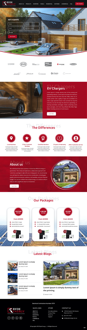 Diseño Web por pb para Ryde Energy | Diseño: #29860573