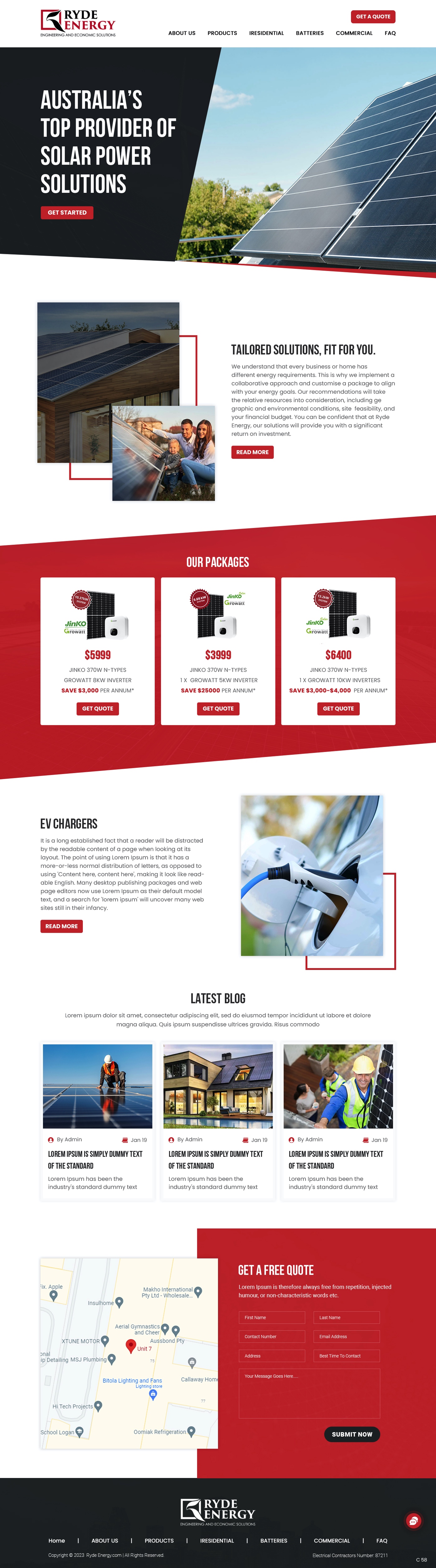 Diseño Web por pb para Ryde Energy | Diseño #29860574