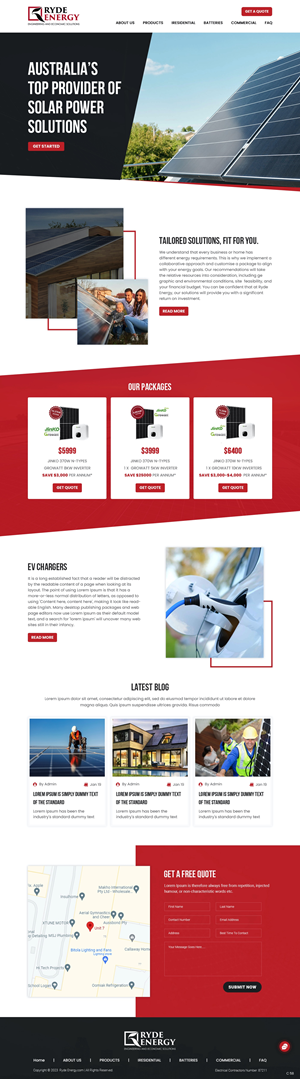 Diseño Web por pb para Ryde Energy | Diseño: #29860574
