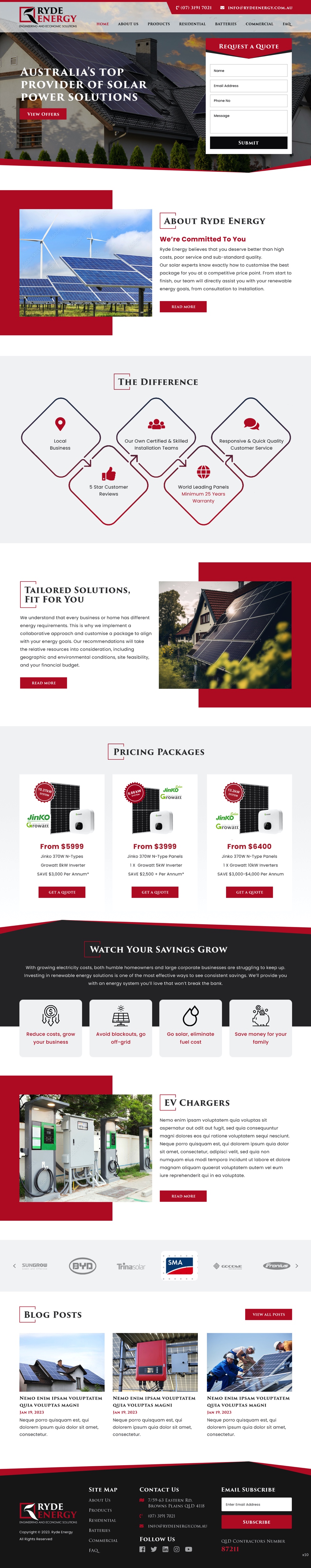 Diseño Web por pb para Ryde Energy | Diseño: #29860575