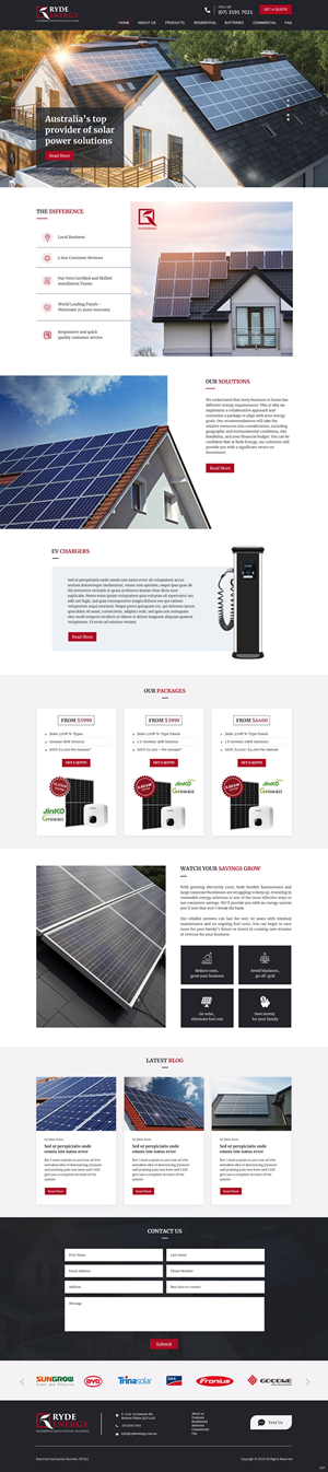 Diseño Web por pb para Ryde Energy | Diseño: #29860576