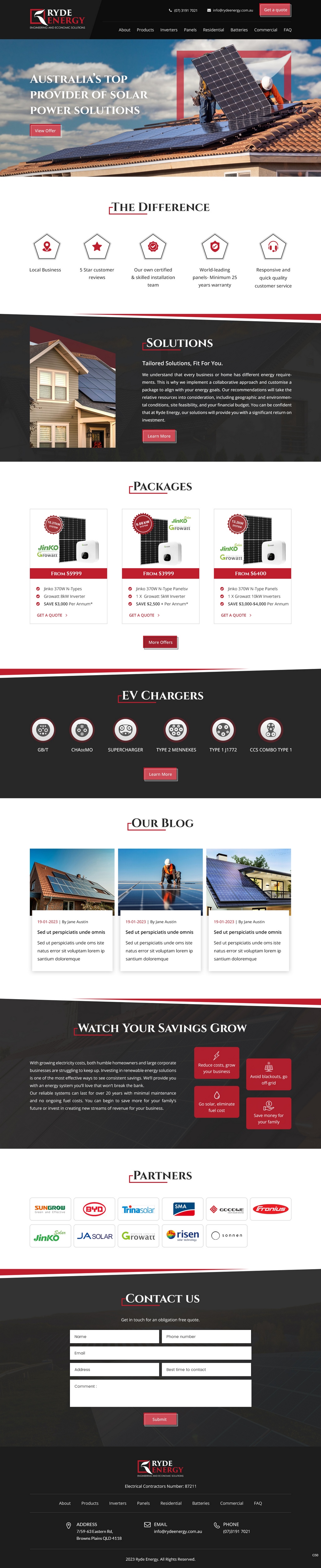Diseño Web por pb para Ryde Energy | Diseño #29866753