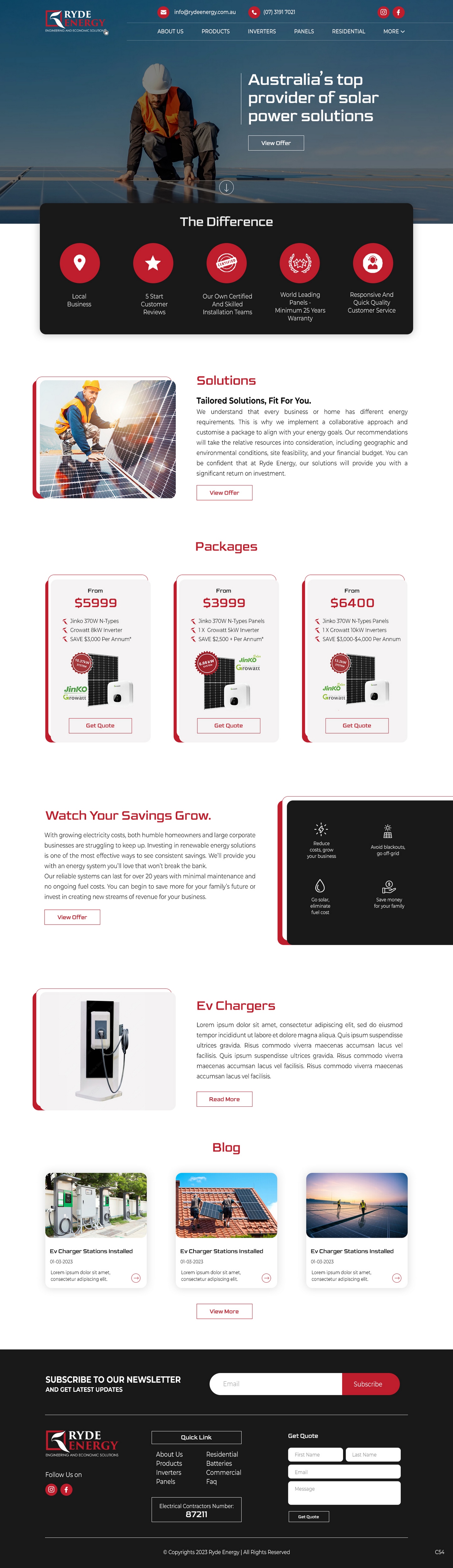 Diseño Web por pb para Ryde Energy | Diseño #29866754