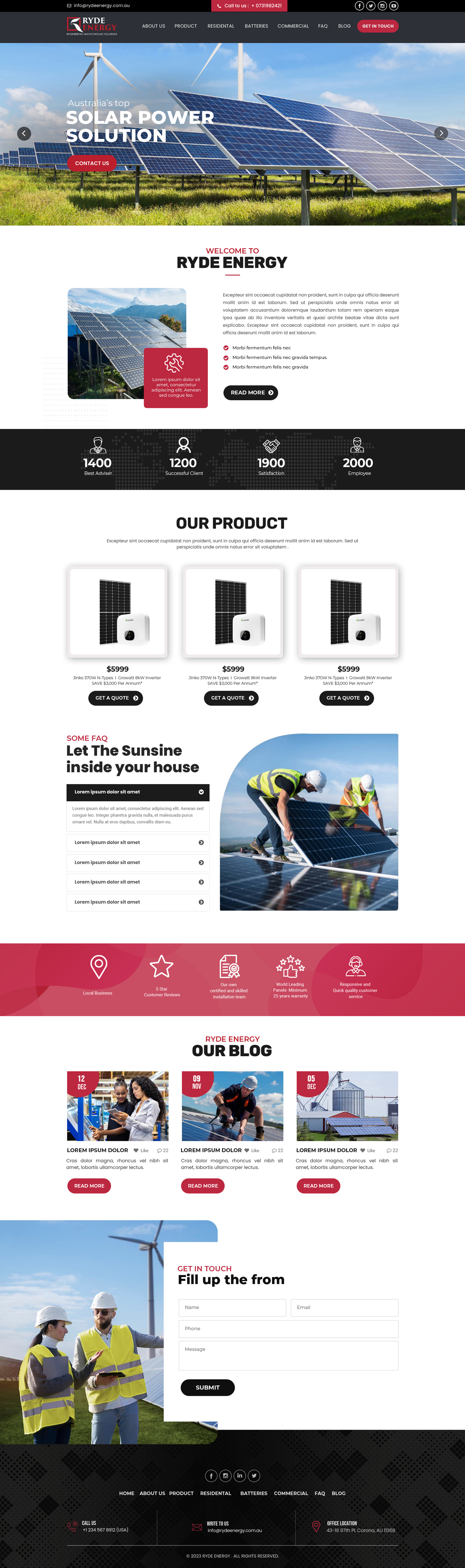Diseño Web por Dream Logo Design para Ryde Energy | Diseño #29852893