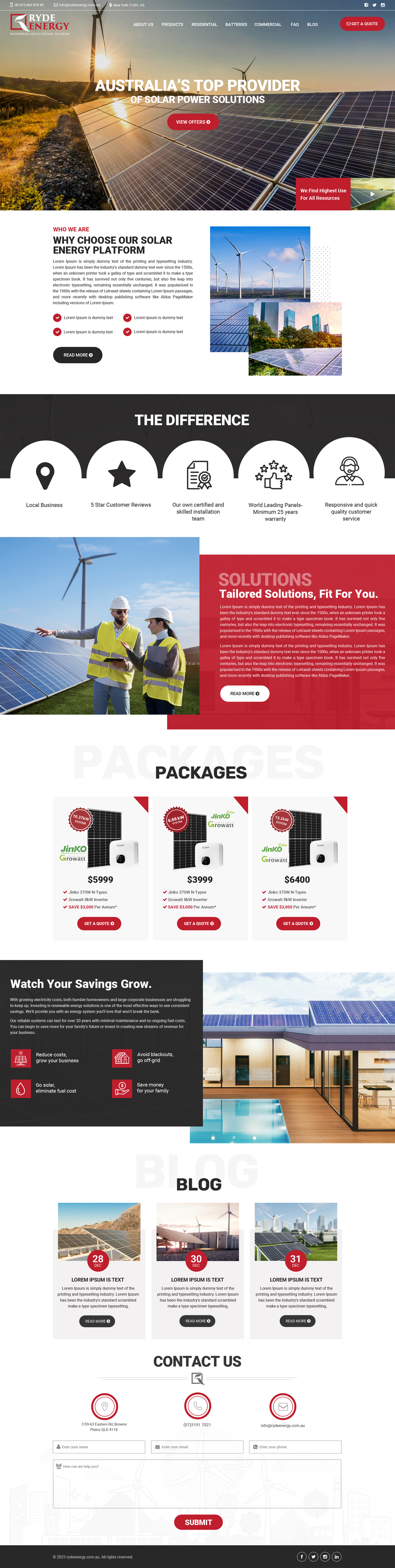 Diseño Web por Dream Logo Design para Ryde Energy | Diseño #29852895