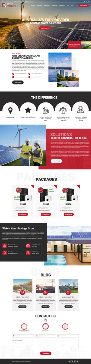 Diseño Web por Dream Logo Design para Ryde Energy | Diseño: #29852895