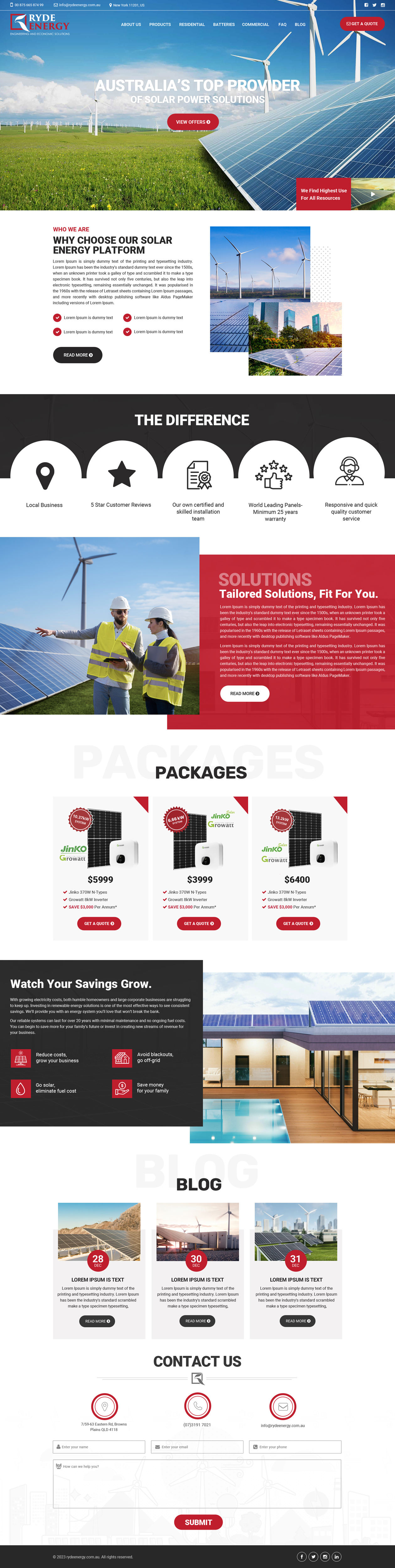 Diseño Web por Dream Logo Design para Ryde Energy | Diseño #29852896
