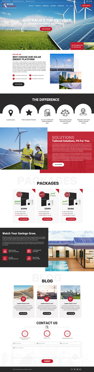 Diseño Web por Dream Logo Design para Ryde Energy | Diseño: #29852896