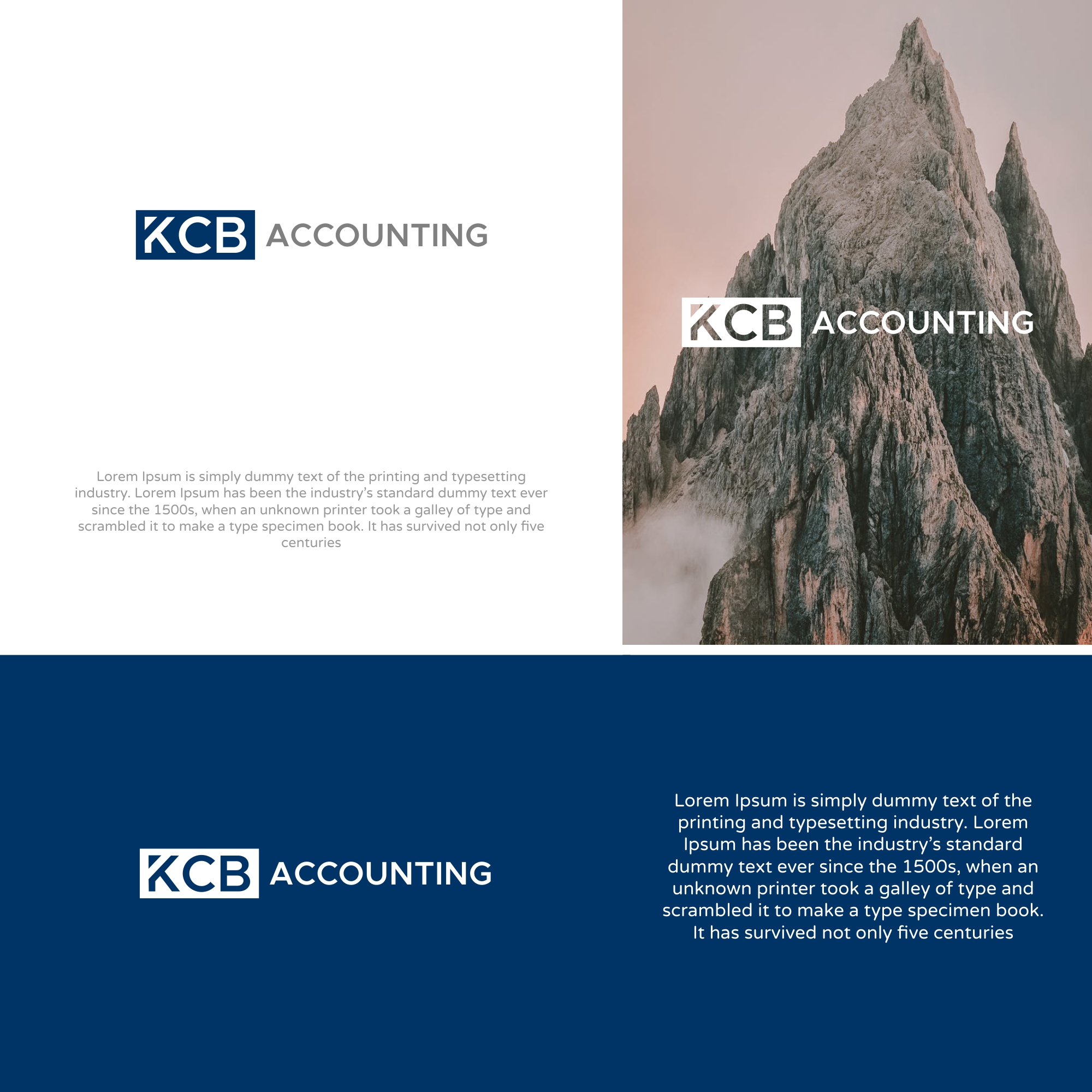 Logo Design by SigmaStudio for KCB Accounting | Design #29857799