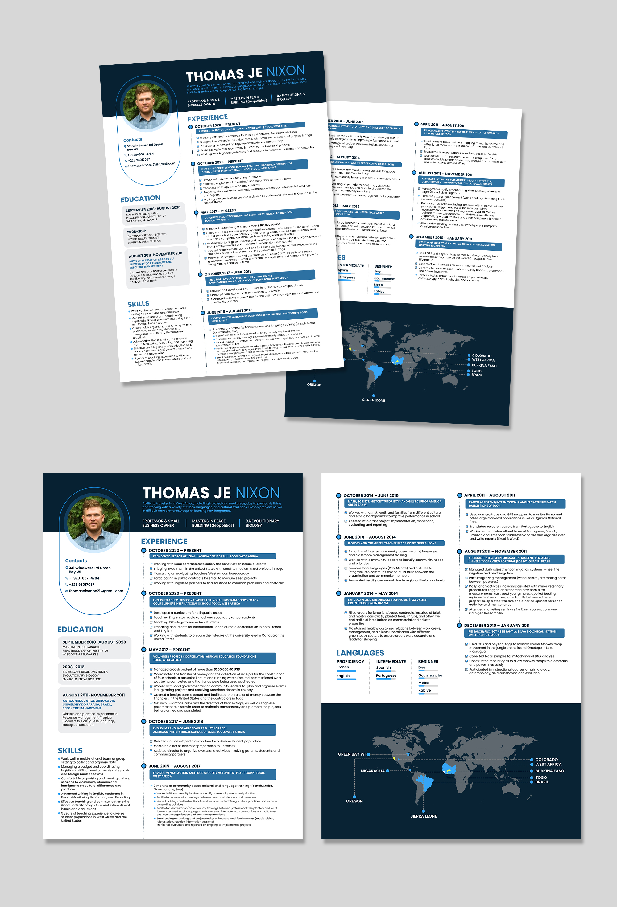 Resume Design by debdesign for African Spirit | Design #29883887