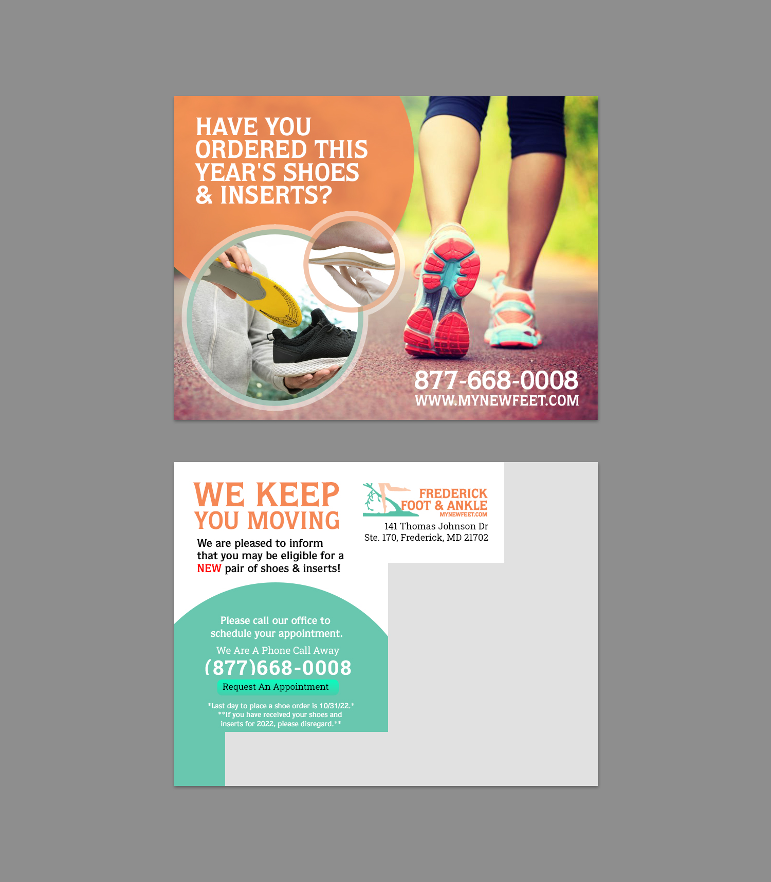 Schreibwaren-Design von Sun Moon Graphic Designer für Frederick Foot & Ankle | Design #29857013