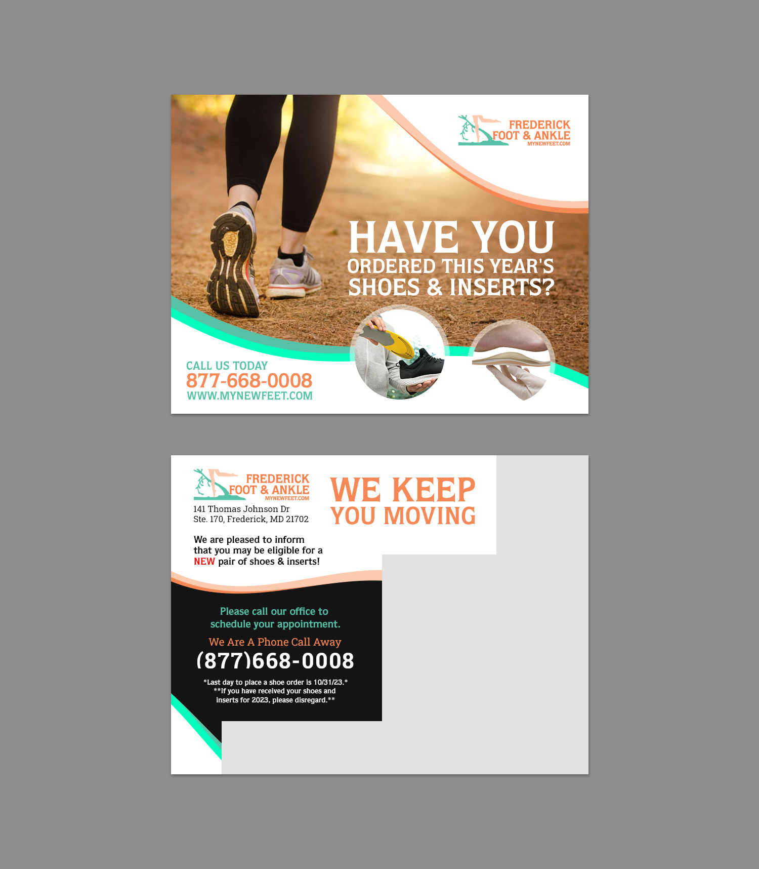 Stationery Design by Sun Moon Graphic Designer for Frederick Foot & Ankle | Design #29883605