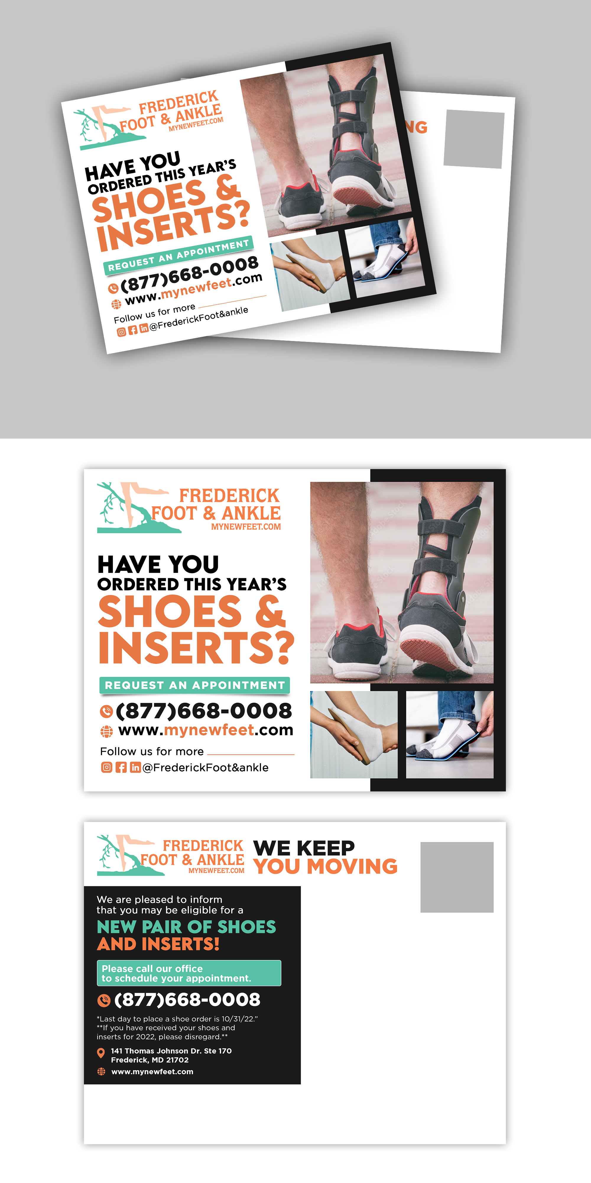 Stationery Design by debdesign for Frederick Foot & Ankle | Design #29857201