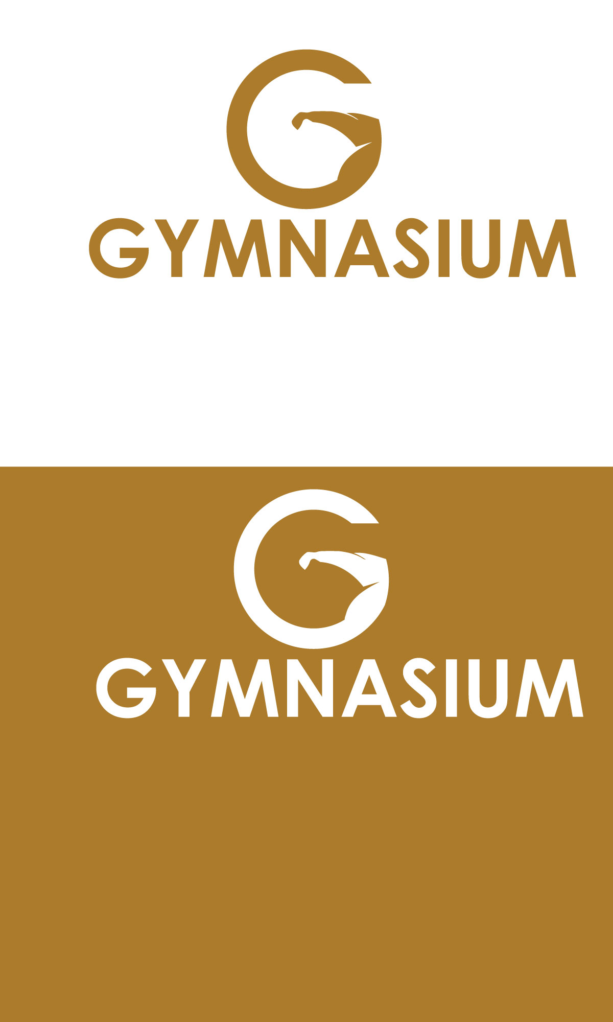 Logo Design by MANIK 42 for Gymnasium | Design #29859129