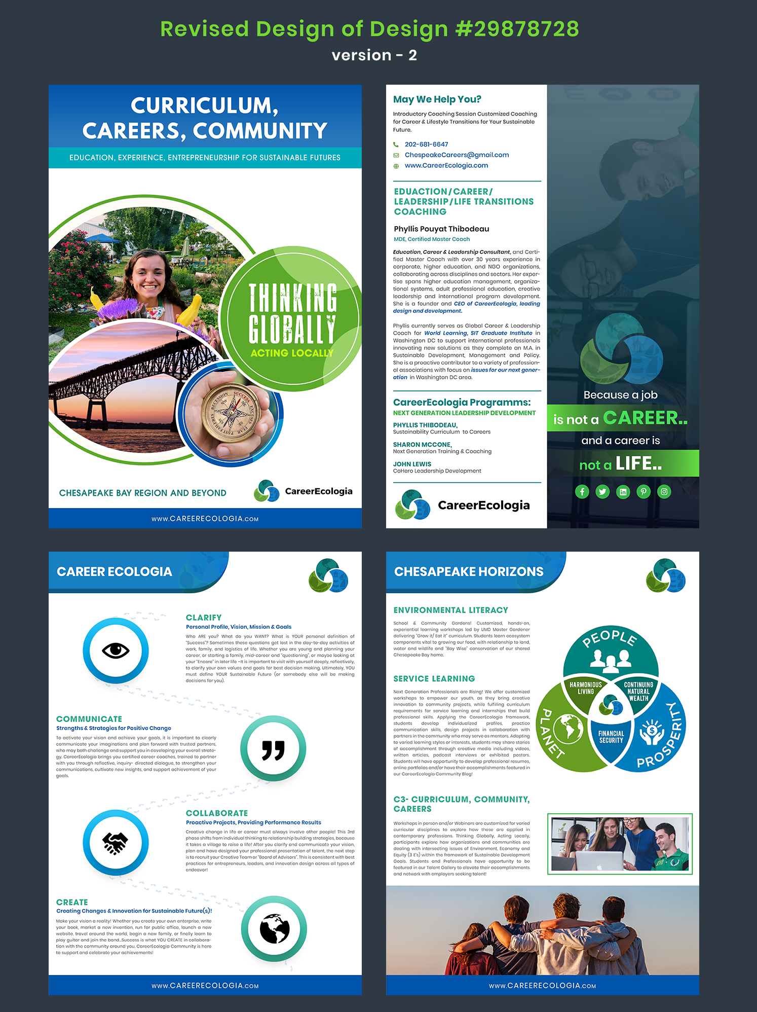 Graphic Design by Expert Designer for Chesapeake Career Consulting, LLC  | Design #29897410