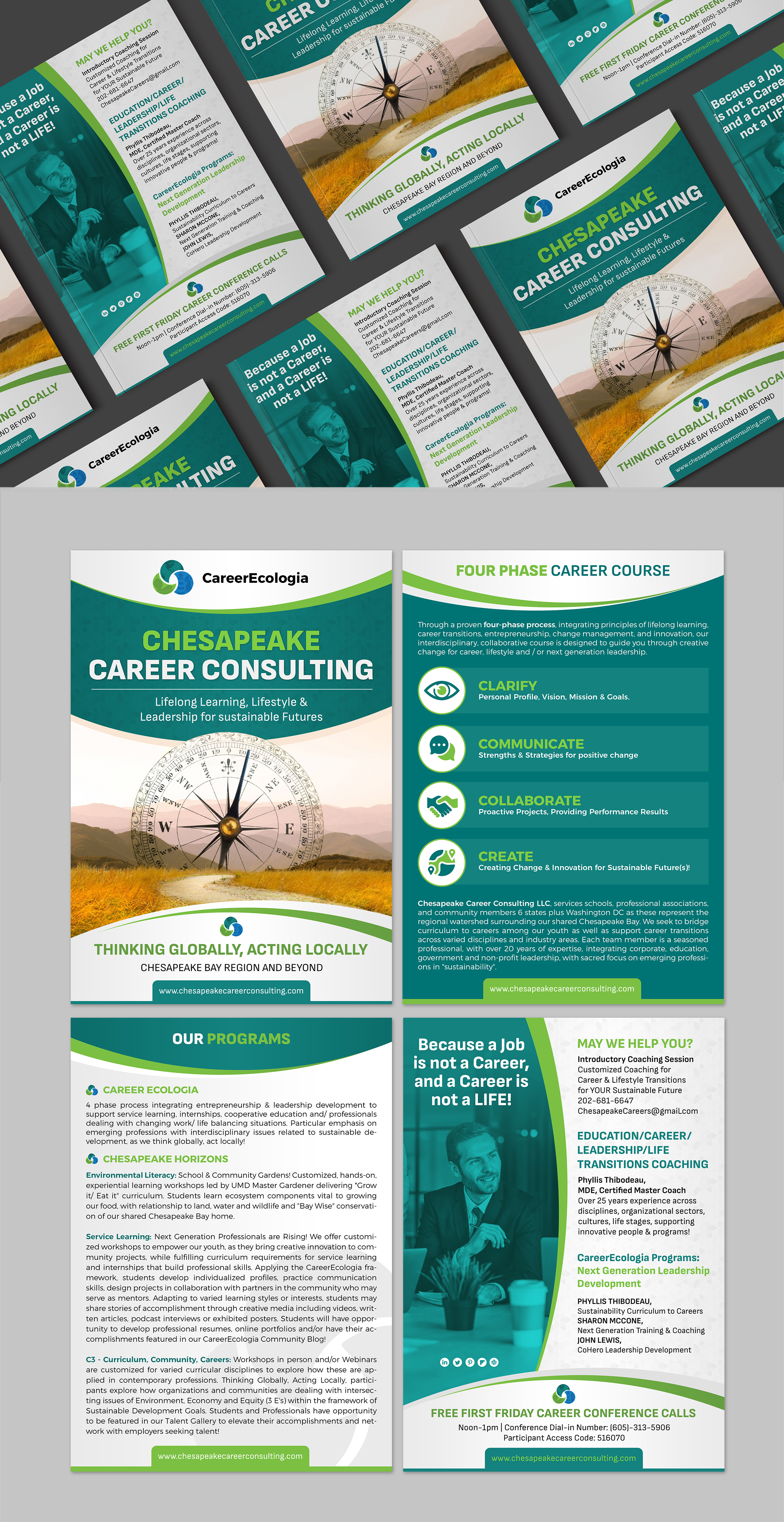 Graphic Design by SAI DESIGNS for Chesapeake Career Consulting, LLC  | Design #29857805