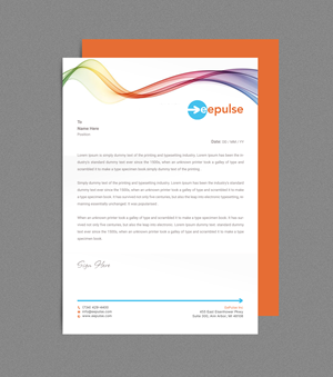 Stationery Design by Sun Moon Graphic Designer for eePulse, Inc. | Design #29858059