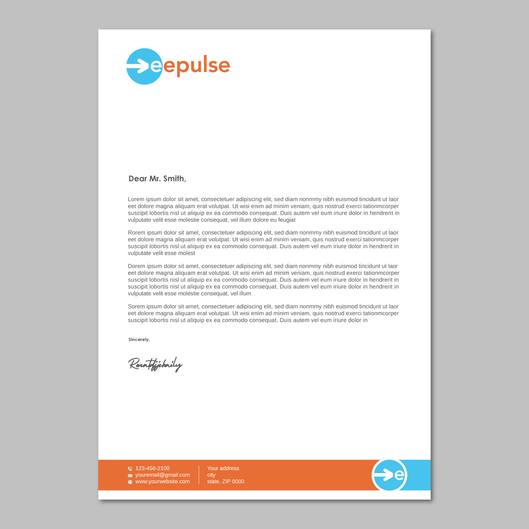 Stationery Design by LAXMI DESIGNHUB for eePulse, Inc. | Design #29857070
