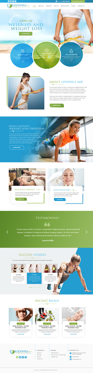 Diseño Web por Blue Sparrow para este proyecto | Diseño: #29877569