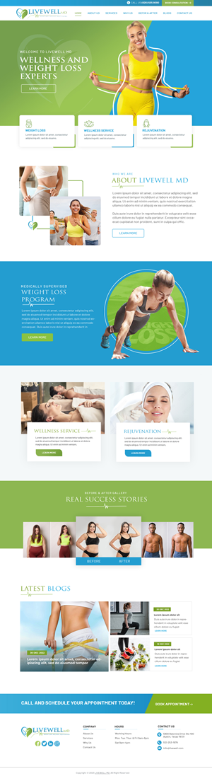 Web Design by Blue Sparrow for this project | Design: #29877902