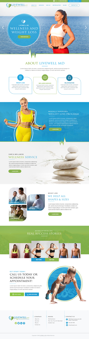 Web Design by Blue Sparrow for this project | Design: #29878198