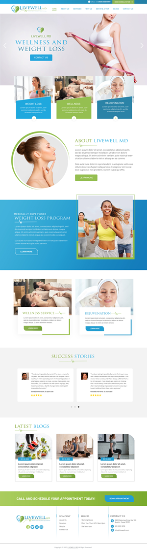 Web Design by Blue Sparrow for this project | Design: #29885315