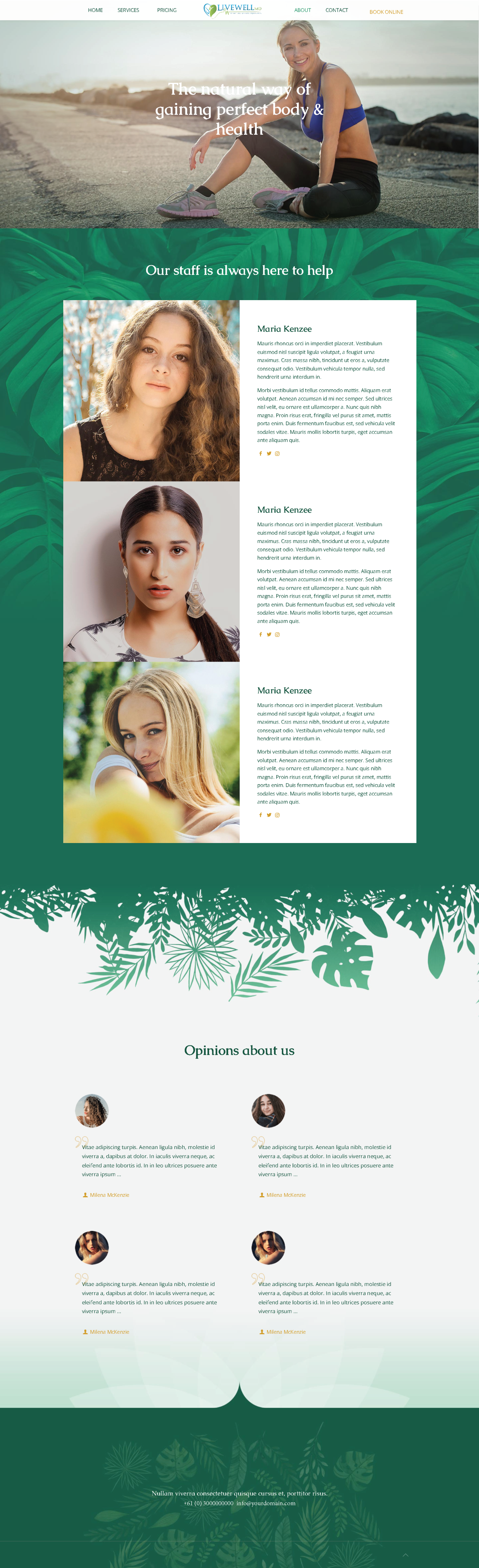 Web Design by Michael Oyugi for this project | Design #29877398