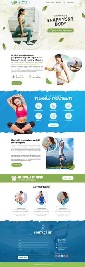 Web Design by Dream Logo Design for this project | Design: #29866220