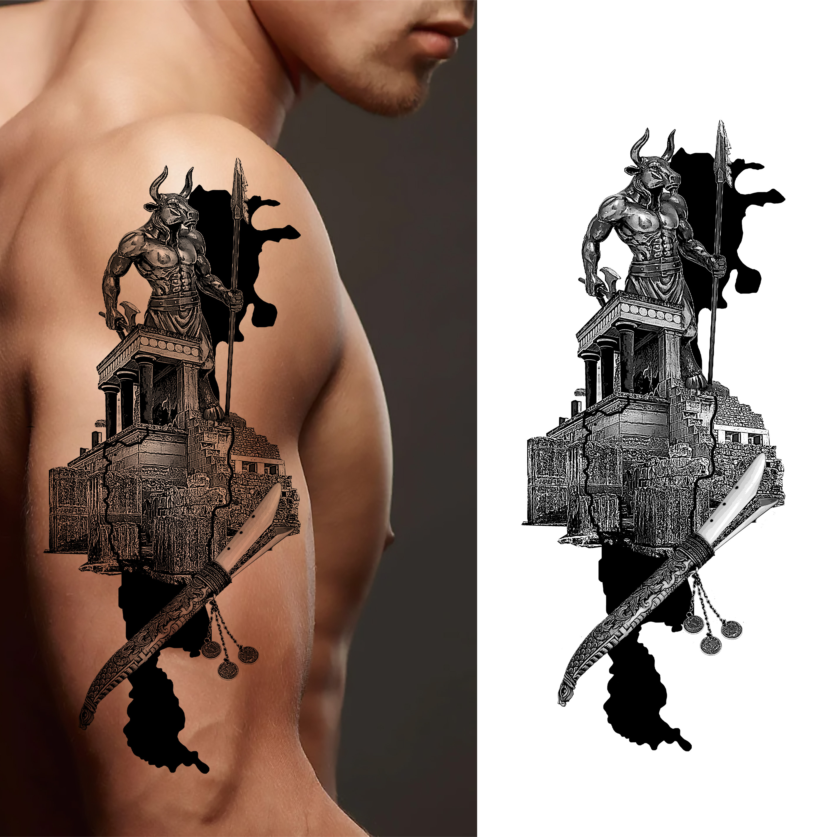 Tattoo Design by Jose Lopez ( Verified Pro Designer ) for this project | Design #29860639