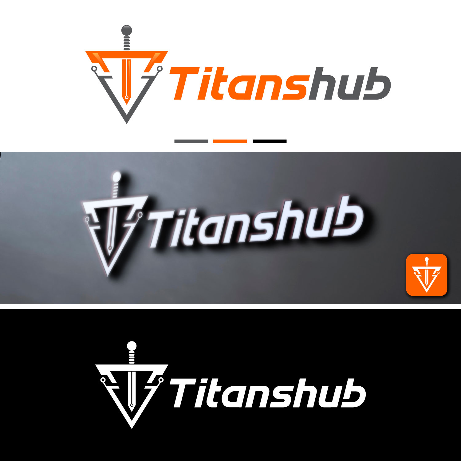 Logo Design by Revolt Team for Titanshub Inc. | Design #29857818